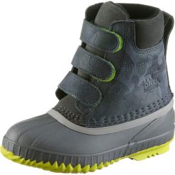 Botki zimowe w kolorze szarym. Buty sportowe chłopięce marki Dziecięce obuwie sportowe. W wyprzedaży za 235.95 zł.
