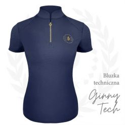 Damska koszulka do jazdy konnej JD Attack Ginny. Czarne t-shirty damskie JD ATTACK, m, bez wzorów, z materiału, bez kołnierzyka. Za 389.20 zł.