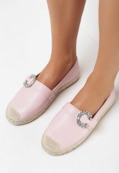 Różowe Espadryle Nemotis. Czerwone espadryle damskie Born2be, na lato, bez wzorów, bez obcasa, na płaskiej podeszwie, bez zapięcia. Za 44.99 zł.