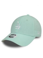 New Era Czapka z daszkiem Wmns Mlb Linen 940 La Dodgers 60503464 Zielony. Zielone rękawiczki damskie New Era, bez wzorów, z materiału. Za 119.99 zł.