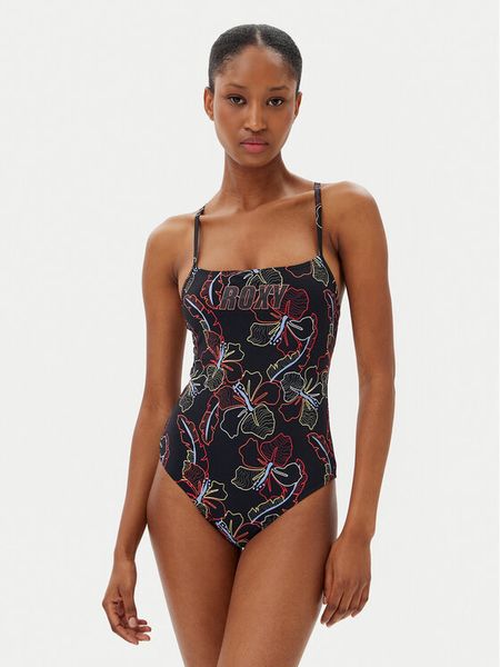 Roxy Strój kąpielowy Active Basic ERJX103708 Czarny. Czarne kostiumy jednoczęściowe damskie Roxy, m, bez wzorów, z syntetyku. Za 189.99 zł.