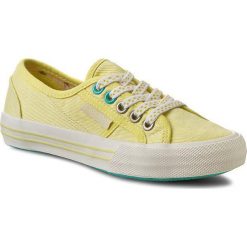 Tenisówki PEPE JEANS - Baker Plain PGS30179 Lemon 031. Trampki i tenisówki dziewczęce marki Pepe Jeans. W wyprzedaży za 119.00 zł.