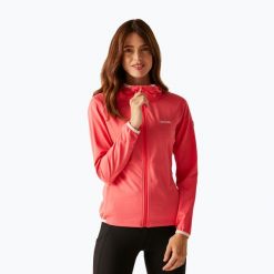 Bluza trekkingowa damska REGATTA Huntdale. Czerwone bluzy damskie Regatta, bez wzorów, bez kaptura, trekkingowe. Za 119.99 zł.