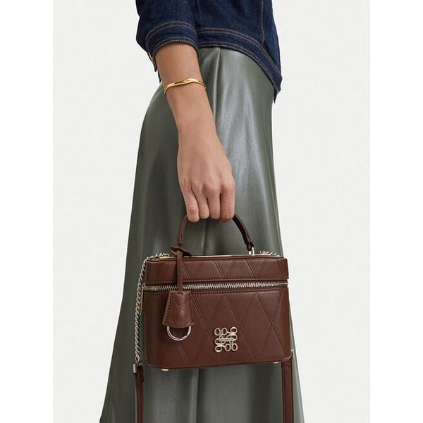 Torebka Nine West. Brązowe torebki do ręki damskie Nine West, bez wzorów, bez dodatków. Za 279.99 zł.
