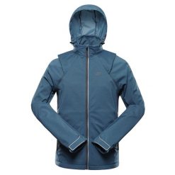 Kurtka męska sportowa z odpinanymi rękawami Alpine Pro Spert 2. Niebieskie kurtki męskie Alpine Pro, m, bez wzorów, z materiału, rowerowe. Za 489.00 zł.
