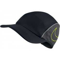 Nike Czapka Do Biegania U Nk Arobill aw84 Cap Run, Black Anthracite Volt. Czapki i kapelusze damskie marki Nike. Za 105.00 zł.
