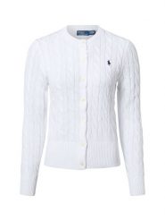 Polo Ralph Lauren Kardigan damski Kobiety Bawełna biały jednolity, L. Białe kardigany damskie Polo Ralph Lauren, l, bez wzorów, z bawełny, eleganckie. Za 1,099.95 zł.