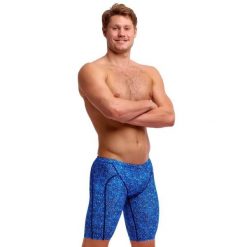 Spodenki do pływania Jammery Funky Trunks Pebble Beach. Niebieskie kąpielówki męskie FUNKY TRUNKS, m, bez wzorów, do pływania. Za 219.00 zł.