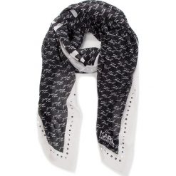 Chusta KARL LAGERFELD - 86KW3307 Black. Czarne szaliki i chusty damskie KARL LAGERFELD, z jedwabiu. Za 509.00 zł.