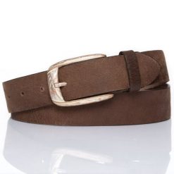 MUSTANG PASEK SKÓRZANY 35mm SOPO-MUS124. Brązowe paski damskie Mustang, bez wzorów, klasyczne. Za 79.99 zł.