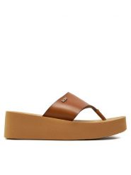 Roxy Japonki ARJL101150 Brązowy. Brązowe klapki damskie Roxy, bez wzorów, ze skóry, bez obcasa. Za 139.99 zł.