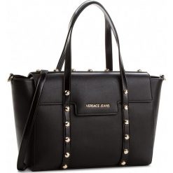 Torebka VERSACE JEANS - E1VSBBC4-70710 899. Czarne torebki do ręki damskie Versace Jeans, z jeansu. Za 819.00 zł.