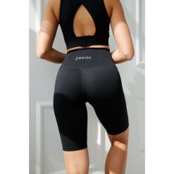 Czarne kolarki Icony damskie na trening 2skin. Czarne obuwie sportowe damskie 2SkIN, l, bez wzorów, eleganckie, z podwyższonym stanem, na fitness i siłownię. Za 139.00 zł.