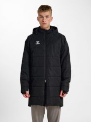 Kurtka puchowa Hummel Lead 2.0 Bench. Czarne kurtki damskie Hummel, xl, bez wzorów, z materiału, z kapturem. Za 465.75 zł.