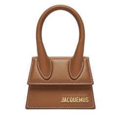 Torebka JACQUEMUS. Brązowe torebki do ręki damskie JACQUEMUS, bez wzorów, klasyczne, bez dodatków. Za 2,209.00 zł.