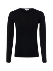 Marie Lund koszulka z długim rękawem Kobiety Bawełna (100%) czarny, XXL. Czarne t-shirty damskie Marie Lund, xxl, bez wzorów, z bawełny, eleganckie, bez kołnierzyka. Za 149.95 zł.