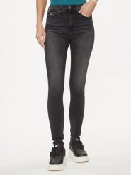 Tommy Jeans Jeansy Sylvia DW0DW17593 Czarny Skinny Fit. Czarne jeansy damskie Tommy Jeans. Za 669.99 zł.