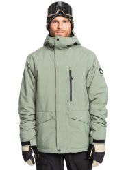Kurtka śnieżna dla Mężczyzn MISSION SOLID. Niebieskie kurtki snowboardowe męskie Quiksilver, m, bez wzorów, z materiału, bez kaptura, narciarskie. Za 979.00 zł.