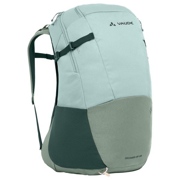 Plecak damski VAUDE Skomer Zip. Niebieskie plecaki damskie Vaude, bez wzorów, z materiału, biznesowe. Za 510.45 zł.