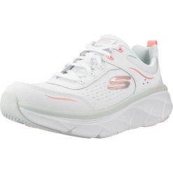 Buty do chodzenia damskie Skechers Walker 2.0. Białe obuwie sportowe damskie Skechers, bez wzorów, z materiału, trekkingowe, Skechers Sport. Za 396.00 zł.