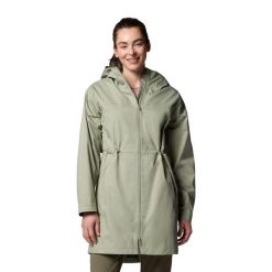 Kurtka softshell damska Columbia Weekend Adventure II Long Shell. Zielone kurtki damskie Columbia, xs, bez wzorów, z softshellu, bez kaptura. Za 549.99 zł.