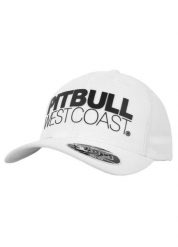 Czapka męska Pitbull Snapback Classic SEASCAPE. Białe czapki i kapelusze męskie PITBULL, z aplikacjami, z bawełny, klasyczne. Za 89.99 zł.