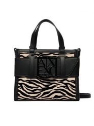 Armani Exchange Torebka XW000392 AF26445 MC149 Czarny. Czarne torebki do ręki damskie Armani Exchange, bez wzorów, ze skóry, bez dodatków. Za 729.99 zł.