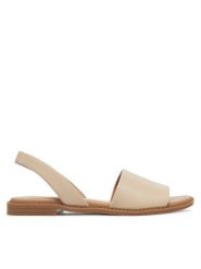 Lasocki Sandały EST-AFIONA-17 Beżowy. Brązowe sandały damskie Lasocki, bez wzorów, ze skóry, bez obcasa, na płaskiej podeszwie, bez zapięcia. Za 139.99 zł.