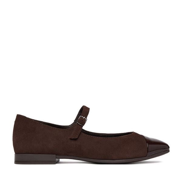 Baleriny Lasocki. Brązowe baleriny damskie Lasocki, bez wzorów, bez obcasa. Za 169.99 zł.