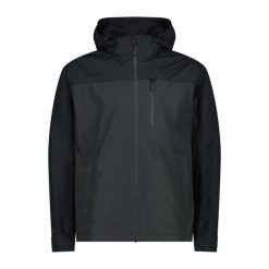 Kurtka przeciwdeszczowa męska CMP Muse Jacket Fix Hood. Szare kurtki męskie CMP, l, bez wzorów, z materiału, bez kaptura. Za 384.99 zł.
