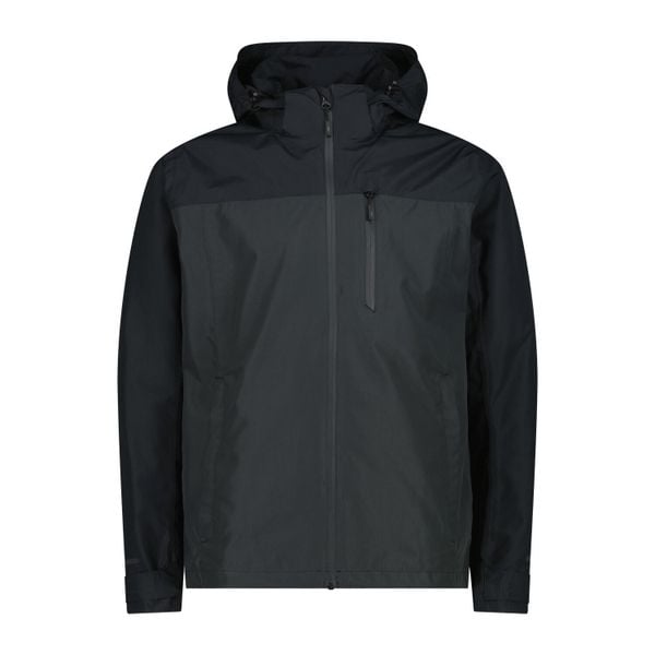 Kurtka przeciwdeszczowa męska CMP Muse Jacket Fix Hood. Czarne kurtki męskie CMP, l, bez wzorów, z materiału, z kapturem. Za 394.20 zł.