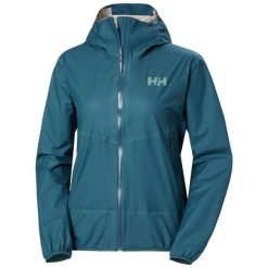 Damska kurtka wodoodporna Helly Hansen Verglas 2.5L Fastpack. Zielone kurtki damskie Helly Hansen, l, bez wzorów, bez kaptura. Za 971.50 zł.