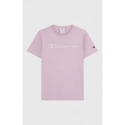 Koszulka damska Champion SS Tee 118382. Czerwone t-shirty damskie Champion, bez wzorów, bez kołnierzyka. Za 87.00 zł.