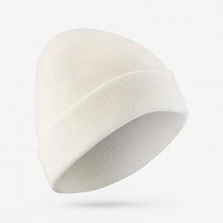 Czapka narciarska dla dorosłych Wedze Rider 500. Białe czapki i kapelusze damskie WED'ZE, na zimę, bez wzorów, z dzianiny, sportowe. Za 39.99 zł.