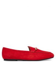 LOVE MOSCHINO Loafersy JA10031G1OJA0500 Czerwony. Czerwone mokasyny damskie Love Moschino, ze skóry. Za 839.99 zł.