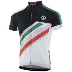 Koszulka rowerowa męska ROGELLI TEAM 2.0 z krótkim rękawem. Czarne buty sportowe męskie Rogelli, bez zapięcia, rowerowe. W wyprzedaży za 199.00 zł.