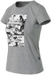 Helikon-Tex T-shirt Slim damski (Combat date) - Mid Grey Melan. Szare t-shirty damskie HELIKON-TEX, bez wzorów, bez kołnierzyka. Za 90.09 zł.