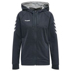 Bluza do piłki ręcznej damska Hummel hmlGO Zip z kapturem. Brązowe bluzy sportowe damskie Hummel, xs, bez wzorów, z kapturem, do piłki ręcznej. W wyprzedaży za 190.50 zł.