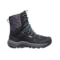 Buty do chodzenia damskie Keen Revel Iv High. Szare obuwie sportowe damskie Keen, bez wzorów, z materiału, trekkingowe. Za 823.00 zł.