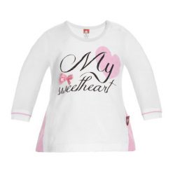 2Be3 Koszulka Dziewczęca Sweetheart 92 Biały. Bluzki dla dziewczynek marki 2Be3. Za 45.00 zł.