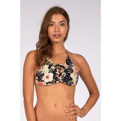 Biustonosz bikini "Away We Go" w kolorze czarnym ze wzorem. Bikini damskie Billabong. W wyprzedaży za 99.95 zł.