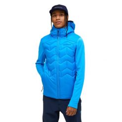 Kurtka Peak Performance męska Elevate Liner Hybrid Hood Jacket niebieska - L. Niebieskie kurtki męskie Peak Performance, l, bez wzorów, z puchu, bez kaptura. W wyprzedaży za 909.00 zł.
