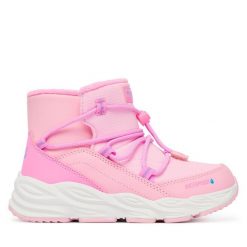 Śniegowce Skechers. Czerwone śniegowce dziewczęce Skechers, bez zapięcia. Za 259.99 zł.