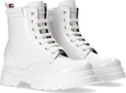 Tommy Hilfiger Tommy Hilfiger damskie botki LACU UP BOOTIE T4A5-33039-1453100-100 36. Botki damskie Tommy Hilfiger, bez obcasa, bez zapięcia. Za 599.99 zł.