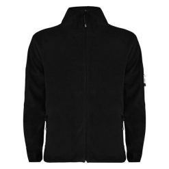 Męska Kurtka Luciane Z Mikropolaru. Czarne kurtki męskie ROLY, na zimę, l, bez wzorów, sportowe, bez kaptura. Za 109.99 zł.