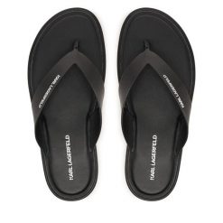 Japonki KARL LAGERFELD. Czarne klapki męskie KARL LAGERFELD. Za 547.99 zł.