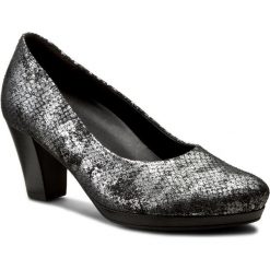 Półbuty GABOR - 32.180.80 Snake Metallic/Argento. Szare półbuty damskie Gabor, ze skóry, eleganckie. W wyprzedaży za 249.00 zł.
