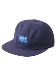 Czapka z daszkiem męska Quiksilver Bassackwards. Niebieskie czapki i kapelusze męskie Quiksilver, na wiosnę, bez wzorów, z bawełny. Za 53.49 zł.