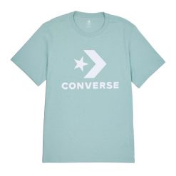 Koszulka Converse Go-To Star Chevron Logo Standard-Fit T. Czerwone koszulki sportowe damskie Converse, s, bez wzorów, bez kołnierzyka, bez ramiączek. Za 79.99 zł.