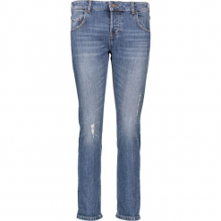 Dżinsy "Slouchy" - Slim fit - w kolorze niebieskim. Niebieskie jeansy damskie marki Mustang. W wyprzedaży za 195.95 zł.